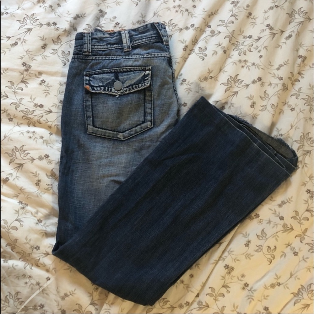 Vintage: TFR low waisted 90s style straight legged jeans